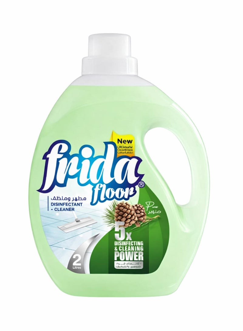 فريدا منظف ​​ومطهر الارضيات بالصنوبر 2 لتر